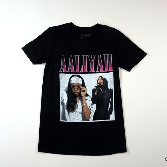 aaliyah shirt black